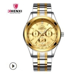 Banda Steel assistir Chenxi relógio marca de quartzo com relógio de homens de negócios de diamantes
