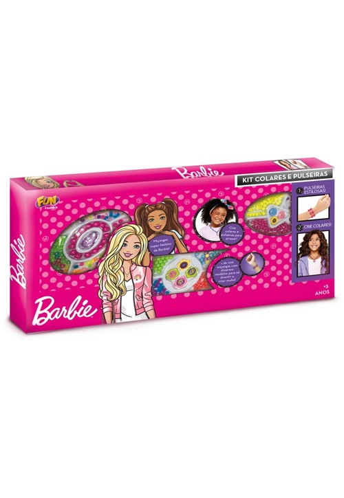 Barbie Kit Colares e Pulseiras Rosa Fun Divirta-Se