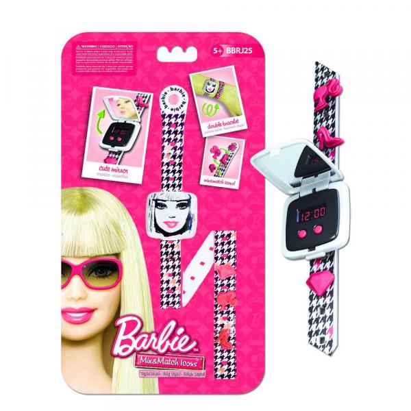 Barbie Relógio Digital Pulseira - Fun Divirta-Se - Barbie
