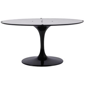 Base de Mesa Jantar Saarinen Oval - PRETO