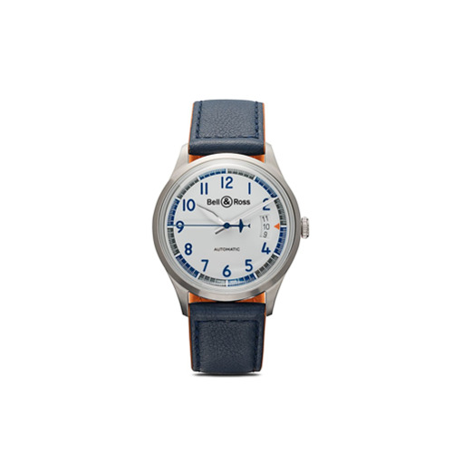 Bell & Ross Relógio 'Racing Bird' de Couro - BLUE AND WHITE