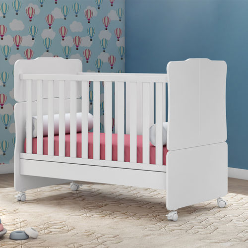 Berço Mini Cama Amore 230 Branco - Qmovi