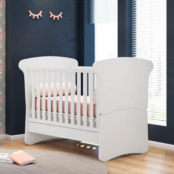 Berço/Mini Cama - Amore 772 - Branco - Qmovi