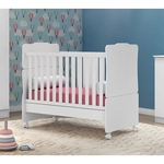 Berço Mini Cama Amore - Branco/Branco - Qmovi