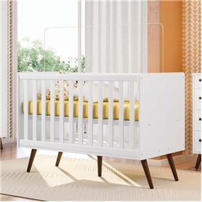 Berço Mini Cama - Qmovi Retro 2857 Branco - Branco