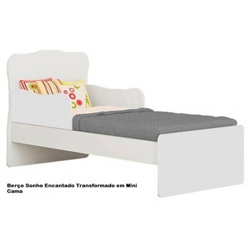 Berço Mini Cama Qmovi Sonho Encantado 230 Branco