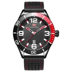 BOFUTE Masculino Relógios Sports Watch relógios de quartzo japonês movimento Calendário impermeável couro genuíno Strap 0155G