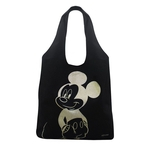 Bolsa Preta Estampa Mickey 60X34X38cm - Disney