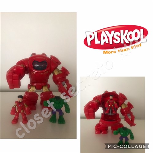 Boneco Playskool Homem de Ferro (Vermelho)