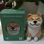 Bonito Estéreo Dos Desenhos Animados Plush Dog Speaker Bluetooth Sem Fio Presentes Super Bass Subwoofer Decoração De Natal