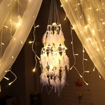 Bonito Hanging Dreamcatcher Wind Chimes Pendant para a menina Room Decor