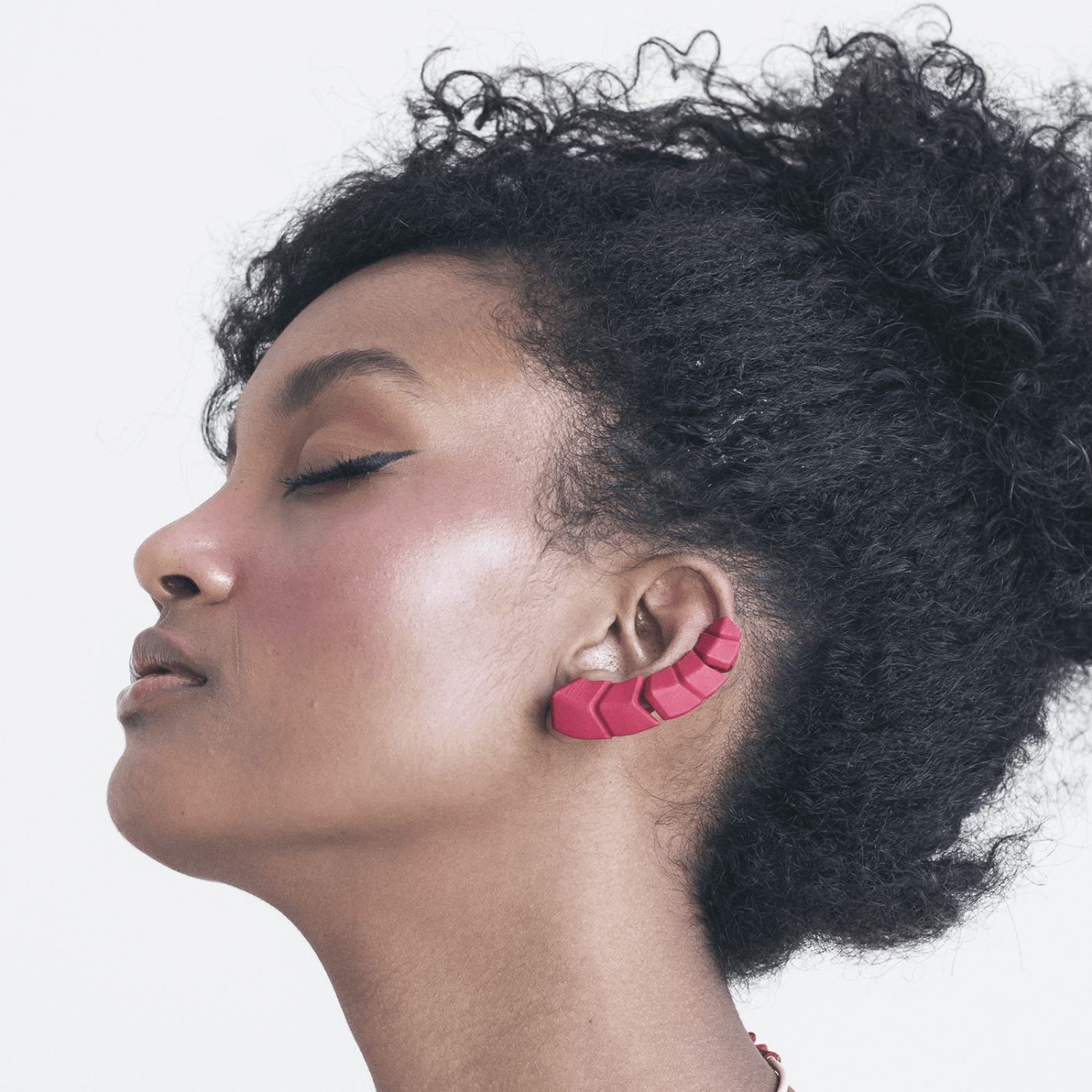 BOTÂNICA | Ear Cuff Suculenta - Vermelho