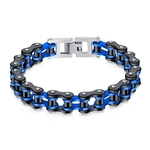 Men Motorcycle Chain Unique Bracelet Stainless Steel Fashion Bicycle Chain Bracelet