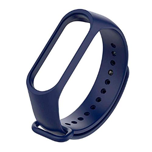 Bracelete de Silicone para Pulseira Inteligente Mi Band 3/4 Xm, Azul Xm382azu