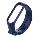 Bracelete de silicone para pulseira inteligente Mi band 3 / 4 XM, Azul XM382AZU