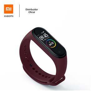 Bracelete de Silicone para Pulseira Mi Band 3 / 4 Xiaomi Azul