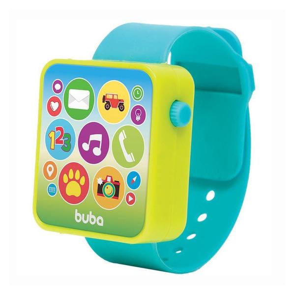 Brinquedo Relógio Smartwatch Watch Menino Verde Buba