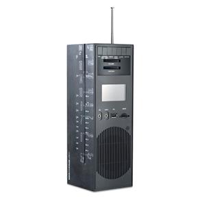 Brionvega Rr-327 - Sistema de Áudio / Rádio Relógio / Usb / Sd / Auxiliar Black