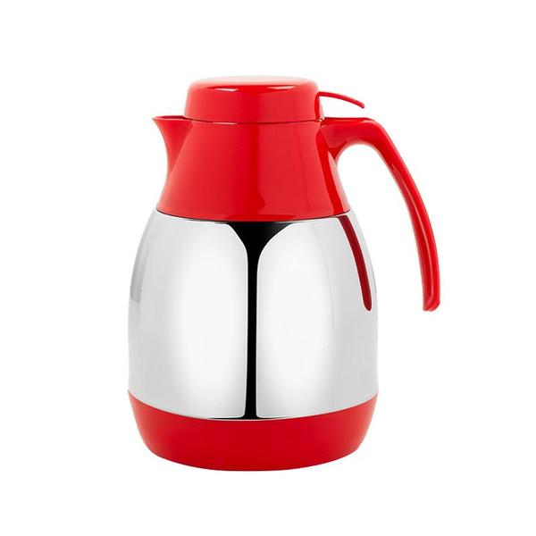 Bule Térmico em Inox 700ml com Gatilho Vermelho 1386350 Brinox