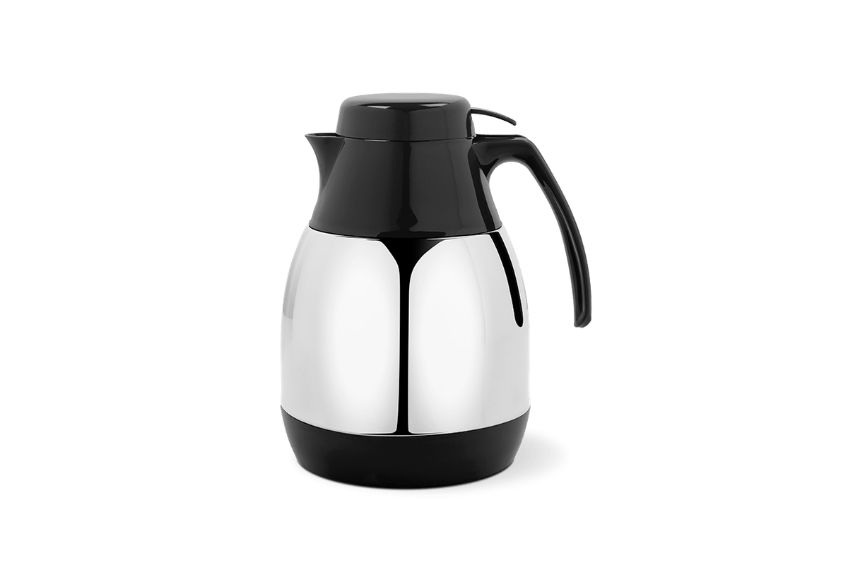 Bule Térmico Inox com Gatilho 700 Ml Preto