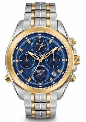 Bulova Masculino Precisionist Redondo Analogico Calendario Cronografo Az Mista Wb31925a