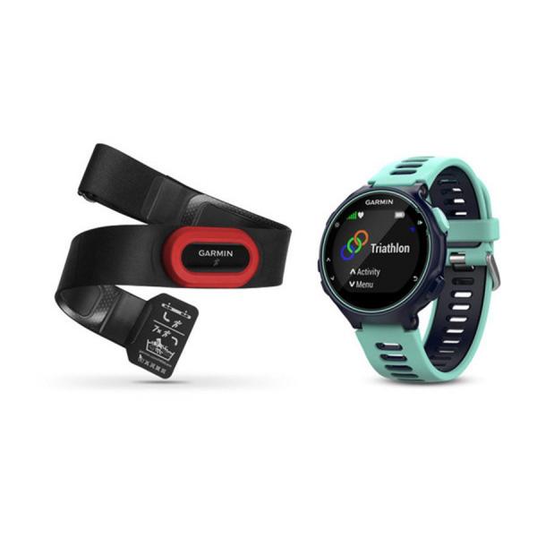 Bundle Forerunner 735xt - Azul e Verde - Smartwatch Gps Multiesporte + Cinta Hrm-run - Garmin