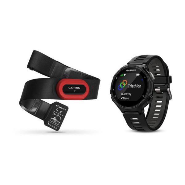 Bundle Forerunner 735xt - Preto e Cinza - Smartwatch Gps Multiesporte + Cinta Hrm-run - Garmin