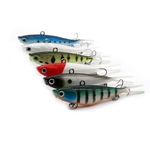 Hao Burle 6pcs / Lot Chumbo Macio Vib Isca De Pesca Vibrante Vibratório Bait Baixo Bait Shad Softbait Tipo De Isca 95 Milímetros / 21g