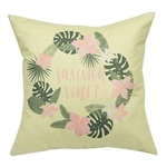 BZ078 Altra-Soft almofada de linho Printed Pillow escritório fronha fronha