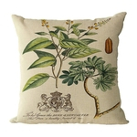 BZ084 Altra-Soft almofada de linho Printed Pillow escritório fronha fronha