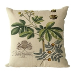 BZ085 Altra-Soft almofada de linho Printed Pillow escritório fronha fronha