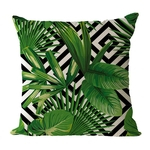 BZ107 Altra-Soft almofada de linho Printed Pillow escritório fronha fronha