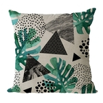 BZ109 Altra-Soft almofada de linho Printed Pillow escritório fronha fronha