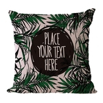 BZ113 Altra-Soft almofada de linho Printed Pillow escritório fronha fronha