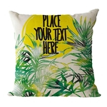 BZ111 Altra-Soft almofada de linho Printed Pillow escritório fronha fronha