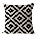 BZ143 Altra-Soft almofada de linho Printed Pillow escritório fronha fronha