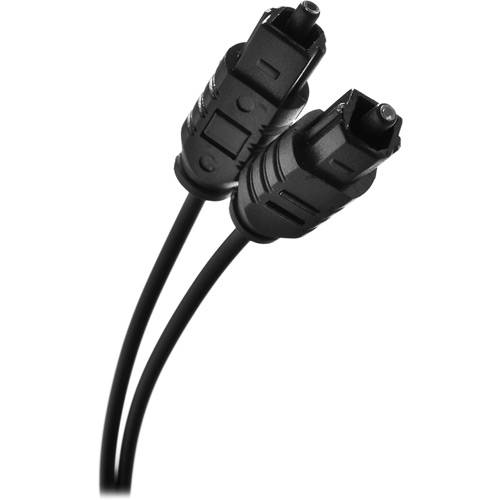 Cabo Fibra Ótica 1+1 Toslink - Preto 5m - MD9 Info