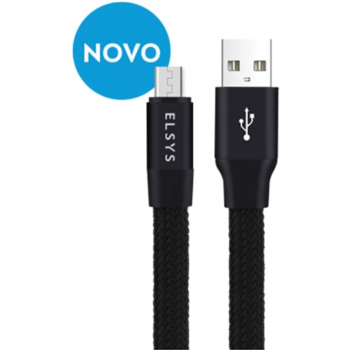 Cabo Micro Usb Flat Retrátil Nylon Fast Data 1 Metro - Eacdor11-1 - El...