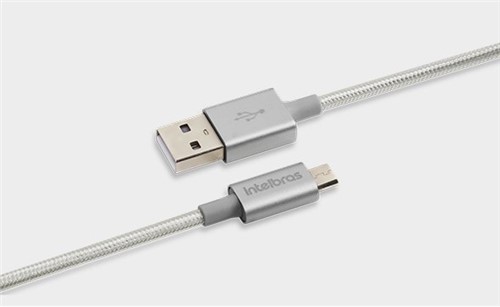 Cabo Usb Micro B 1.5M Nylon Branco Euab15Nb