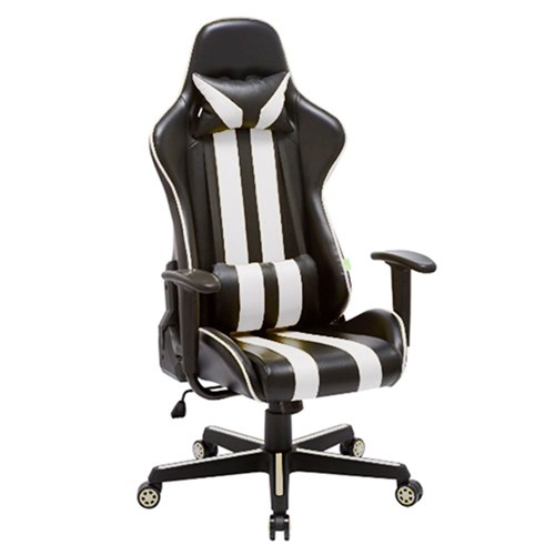 Cadeira Gamer Camper Preto e Branco