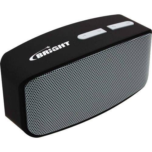 Caixa Acustica Bluetooth USB Prata 3wrms Bright