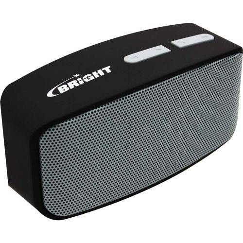 Caixa Acustica Bluetooth Usb Prata 3wrms