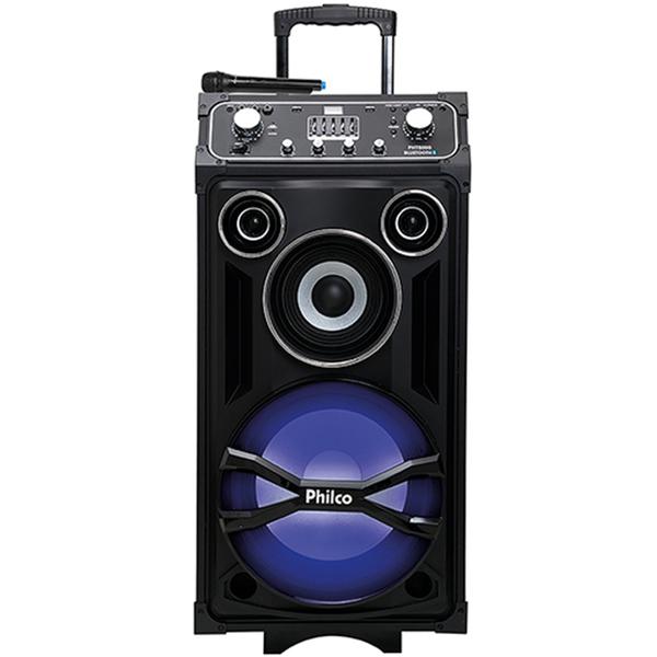 Caixa Acústica PHT8000 Bluetooth LED Preto Bivolt - Philco