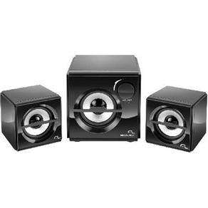 Caixa de Som 2.1 10W Rms Preto Subwoofer Box Usb - Sp081