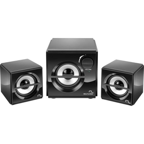 Caixa de Som 2.1 10w Rms Preto Subwoofer Box Usb - Sp081