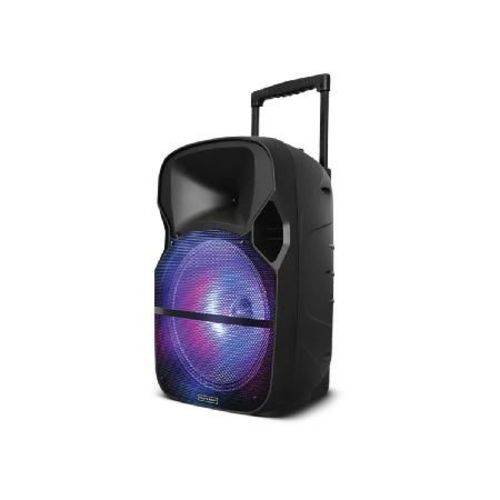 Caixa de Som Amplificadora 12" Led Rgb Bt/fm/sd/USB/p2 Trolley Sp259