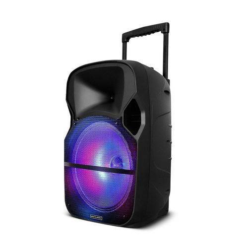 Caixa de Som Amplificadora Trolley 12 Pol Led Rgb BT/FM/SD/USB/P2 - SP259