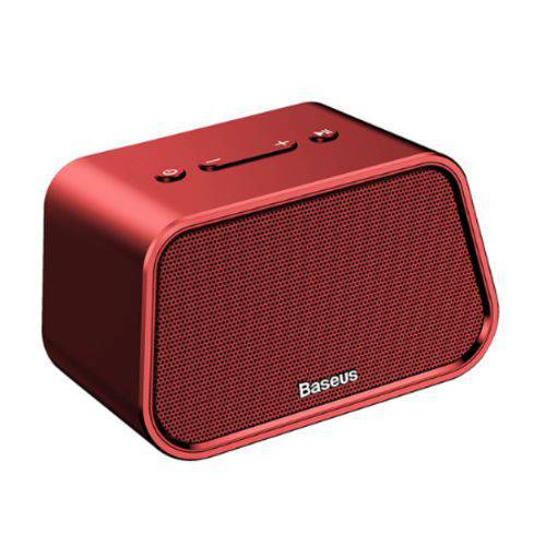 Caixa de Som Bluetooth E02 - Vermelho - Baseus