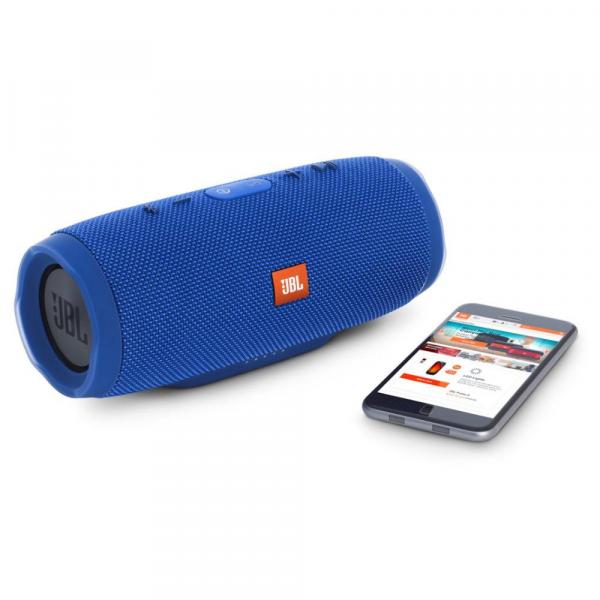 Caixa de Som Bluetooth Jbl Charge 3 Azul