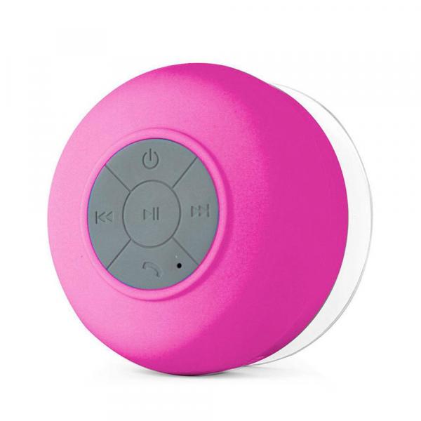 Caixa de Som Portátil Bluetooth FWM BTS 06 Rosa